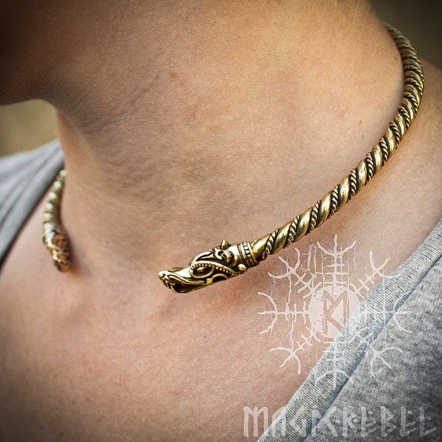 Viking torc sales necklace