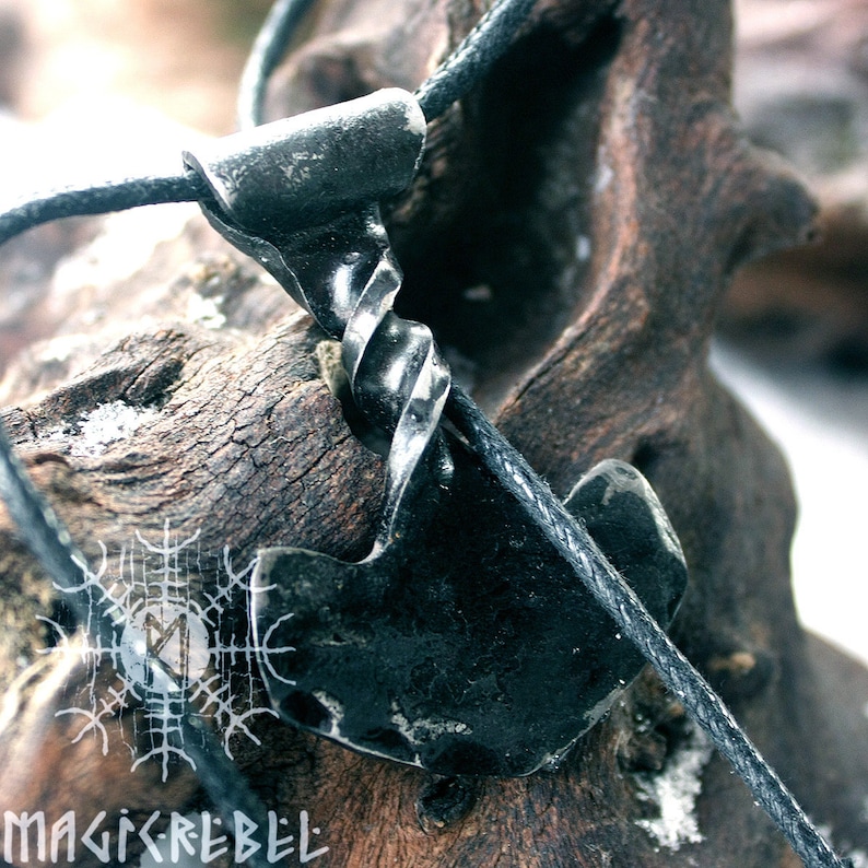 Forged Iron Thor Hammer Viking Mjolnir Twisted Handle Handmade Bronze Vegvisir Compass Magic Stave Futhark Pendant Blacksmith, Blacksmithing, Handmade Forge, Forged Jewelry, Viking Jewelry, Asgard, Norse Mythology, Metal Jewelry, Jewelry Making Thor