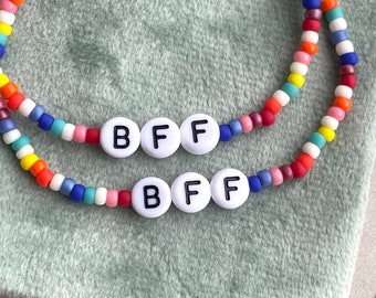 BFF Vriendschapsarmband - CUSTOM Naam Armband - Gepersonaliseerde Kralenarmband