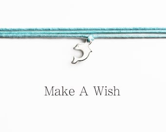 Wunscharmband Delfin - Delfine - Make A Wish - Wunsch Armband