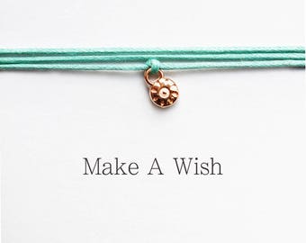 Wens Armband - Zon - Make A Wish Bracelet Sun - Rose Gold
