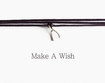 Wishbone Bracelet, Good Luck Charm, Friendship Wrap Bracelets, Boho Jewelry, Stocking Stuffer For Friends & Family