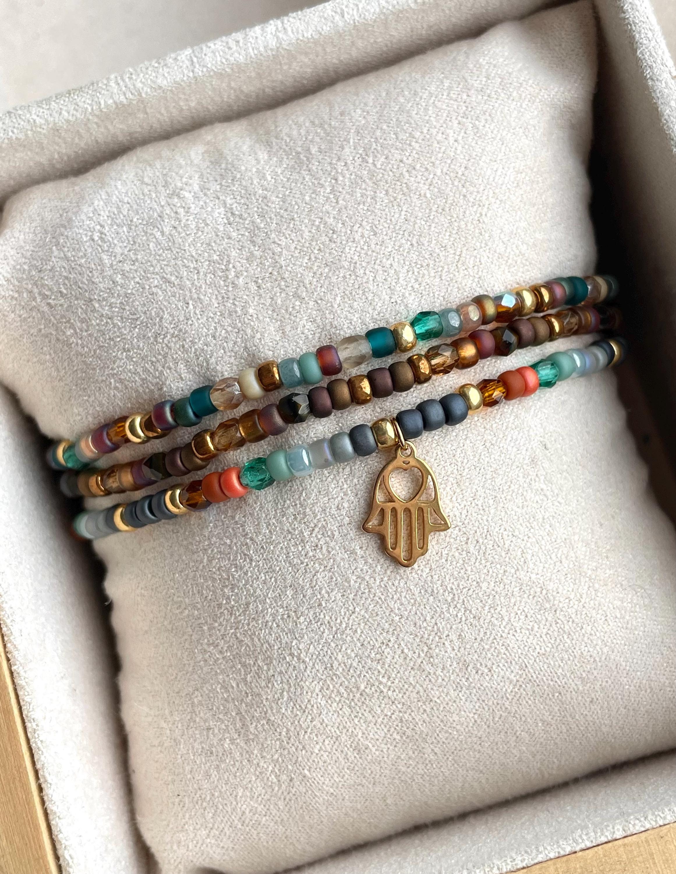 Hamsa Charm Bracelet - Yoga Jewelry - Mindfulness - XMAS Gifts