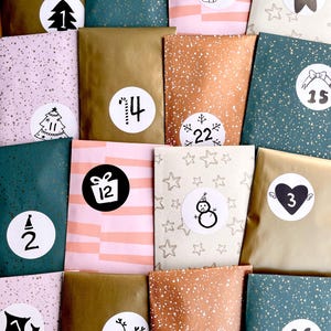 Advent Calendar 2025 - 24 Filled Gift Bags - Bracelets Surprise Gifts