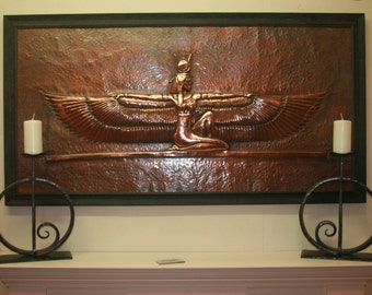 Egyptian Goddess Repousse Wall Art