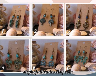 Pirate Earrings Set – Jack Sparrow Inspired Jewelry, Compass, Skull, Coin Earrings, Halloween Costume Jewelry, Piratecore Gifts