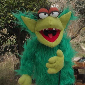 Aitor menta, the monster hand puppet