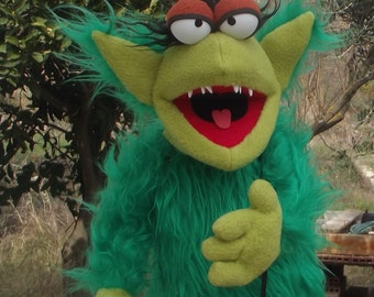 Aitor menta, the monster hand puppet