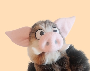 Beleduc Marioneta De Mano Cerdo – Juguete De Tela Suave Para Juegos De Rol, Fomenta La Imaginación Y El Lenguaje En Niños De Guardería