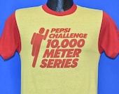 80s Pepsi Challenge 10K Meter Run Jersey t-shirt Small