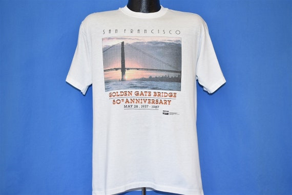 80s Golden Gate Bridge 50th Anniversary San Franc… - image 2