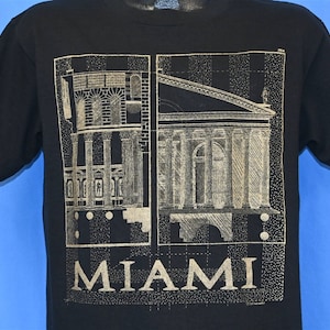 90s Miami Florida Coral Gables City Hall Gold Architecture Travel t-shirt Medium
