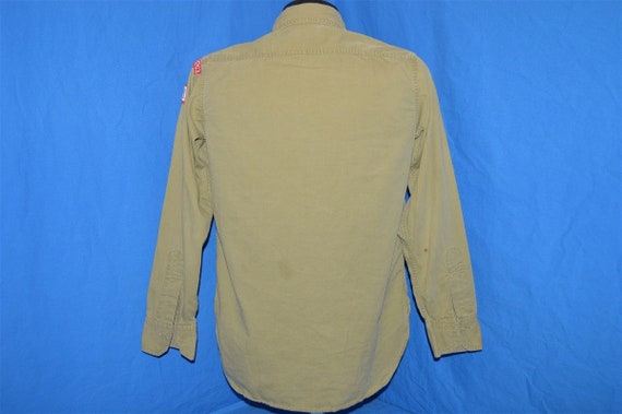 40s Boy Scouts Uniform Change Button Shirt Small - image 3