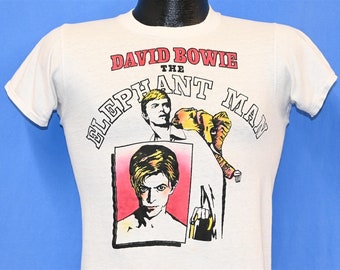 80s David Bowie The Elephant Man Broadway Play Theater t-shirt Small