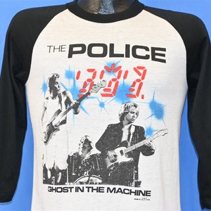 80s Ghost In The Machine The Police Sting Raglan t-shirt Small