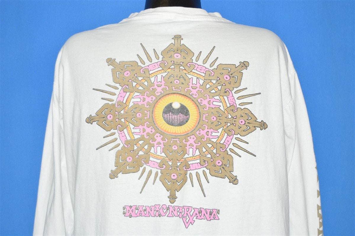 90s robert plant manic nirvana tour t-shirt made in france single stitch l