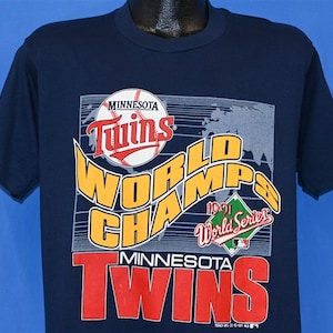 Minnesota Twins Shirt 1987 1991 World Series Champions