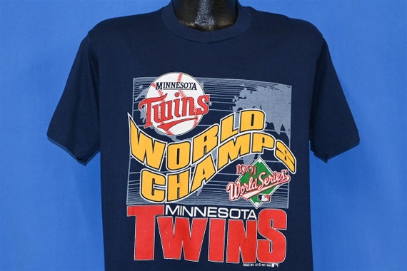 90s Minnesota Twins 1991 World Series Champions M… - image 1