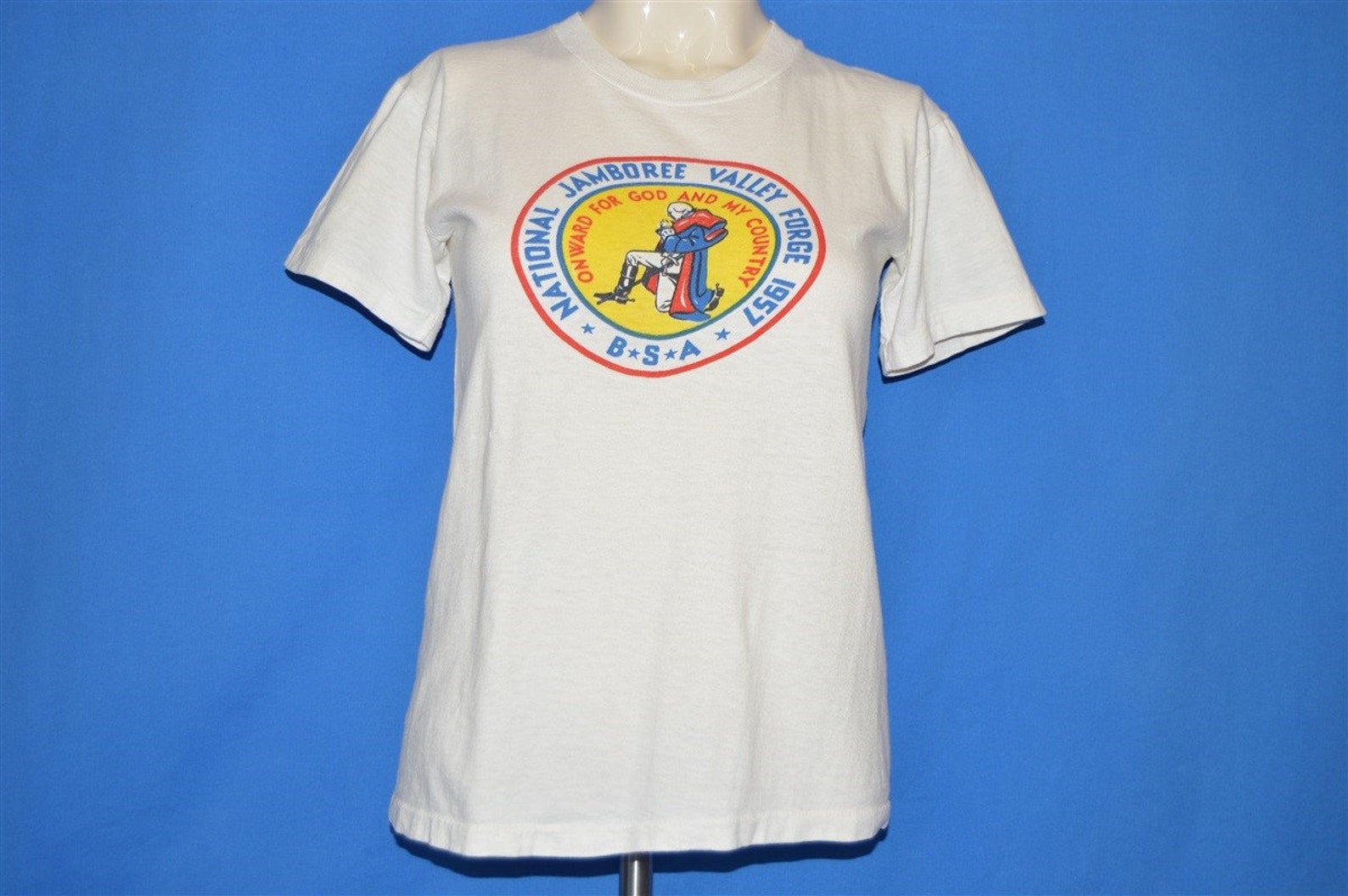 50s Boy Scouts 1957 National Jamboree T-shirt Youth Large - Etsy