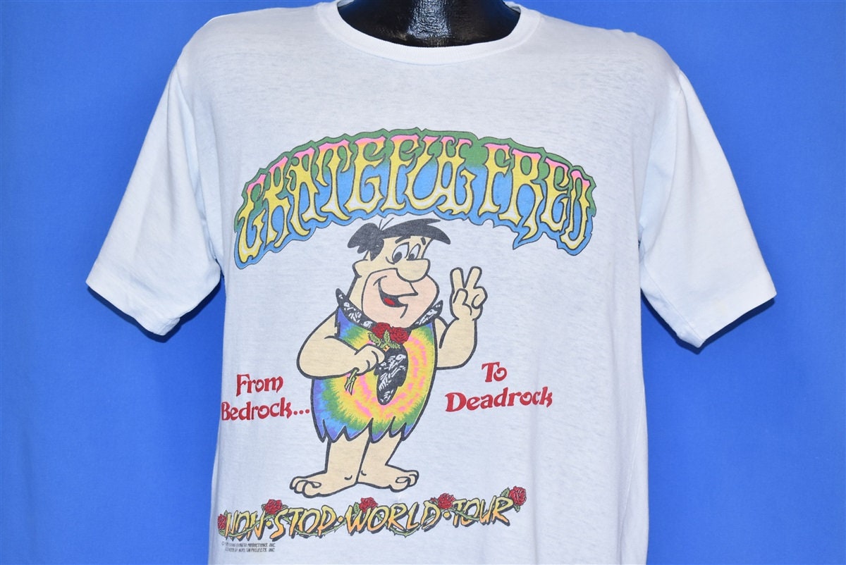 90s Grateful Dead Fred Flintstone Spoof Bedrock Deadrock