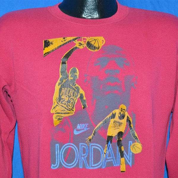 90s Nike Air Jordan Pink Vintage Sweatshirt Small / Youth Large