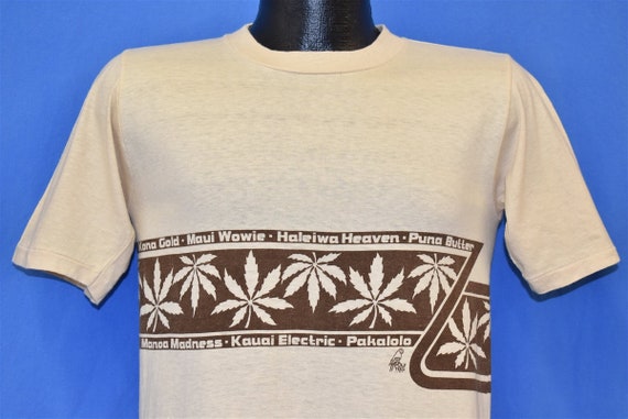 70s Maui Wowie Weed Hawaii Poly Tees Pakalolo Dakine … - Gem