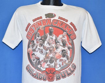 Vintage Chicago Bulls 1996 NBA Champions Shirt Size Large