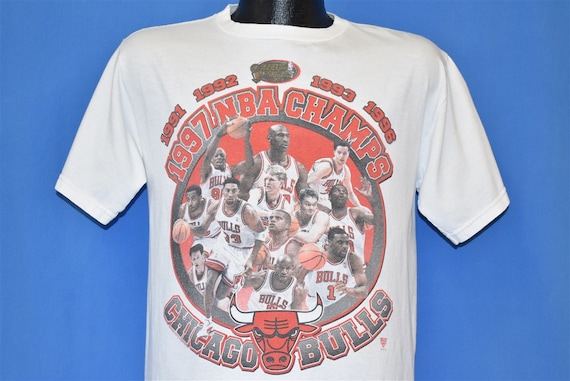 Shirts, Chicago Bulls 1991 Nba Champions Cartoon Tee