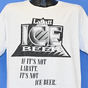 90s Labatt Ice Beer Canadian Brewery If It&#39;s Not Labatt It&#39;s Not Ice Beer t-shirt Extra Large