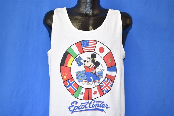 80s Epcot Center Mickey Mouse Disney Tank t-shirt