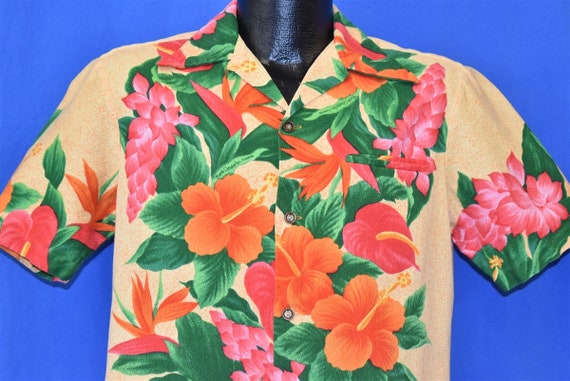 60s Mark Christopher Hawaii Aloha shirt Medium - image 1