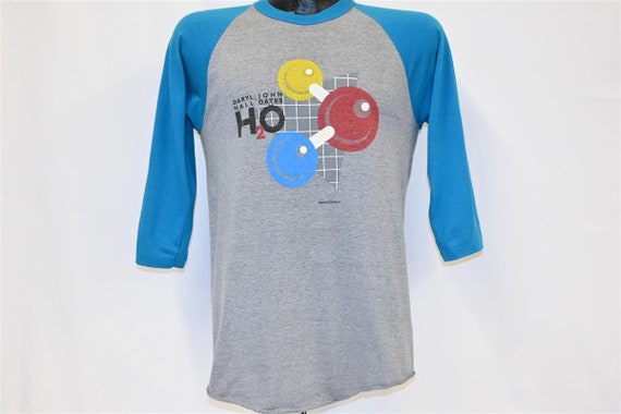 80s Hall u0026 Oates バンド ラグラン Tシャツ シングルステッチ