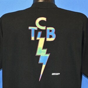 80s Elvis Presley TCB Rainbow Lightning Logo Taking Care of Business t-shirt Extra Large