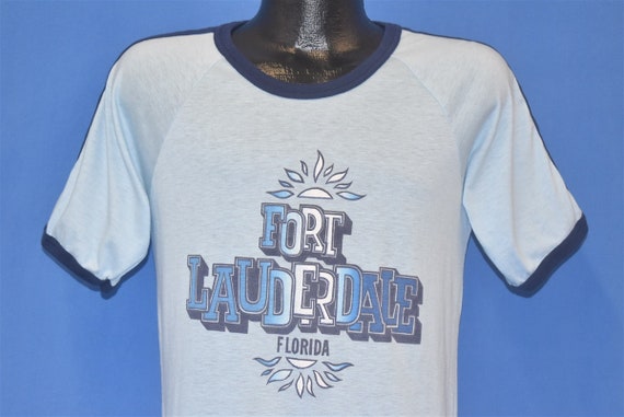 70s Fort Lauderdale Florida Jersey Ringer t-shirt