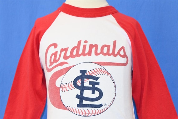 80s Vintage St. Louis Cardinals Mlb Baseball Raglan T-shirt 