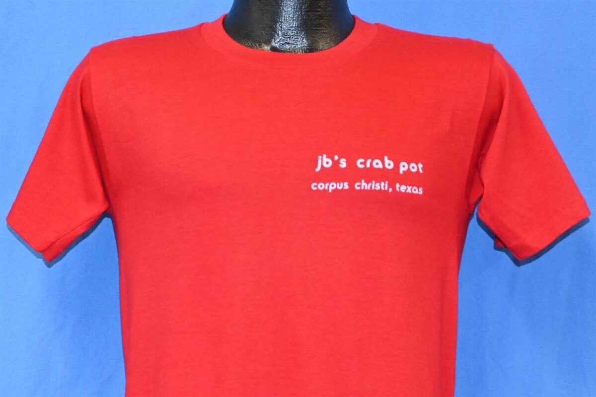 90s JB's Crab Pot Corpus Christi Texas Seafood Restaurant t-shirt Small