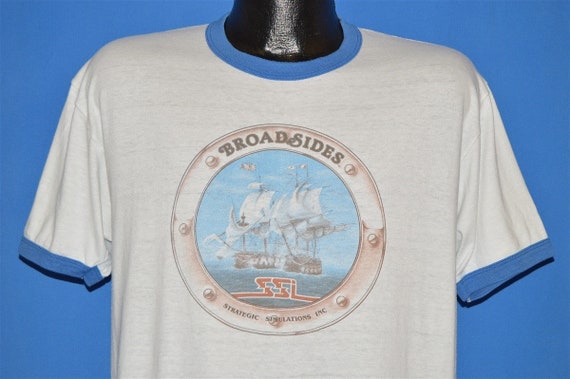 80s Broadsides SSI Naval Video Game t-shirt Large
