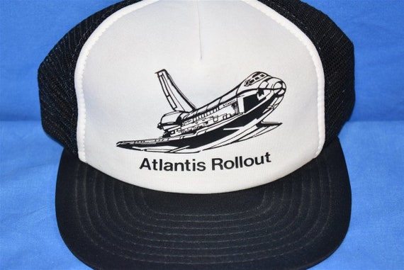 80s Space Shuttle Atlantis Snapback Hat - image 2