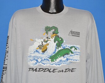 80s Northern Outdoors Whitewater Rafting t-shirt XL
