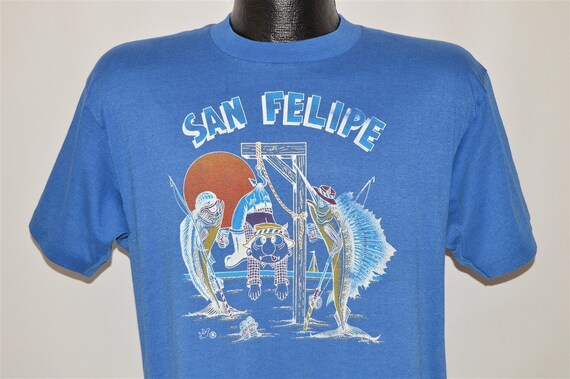 80s San Felipe California Funny t-shirt Large