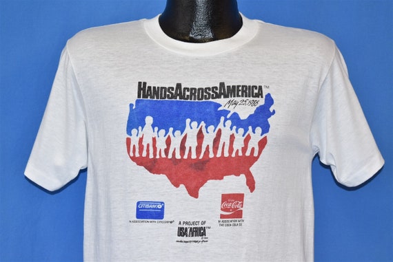 80s Hands Across America Coca-Cola May 25 1986 USA
