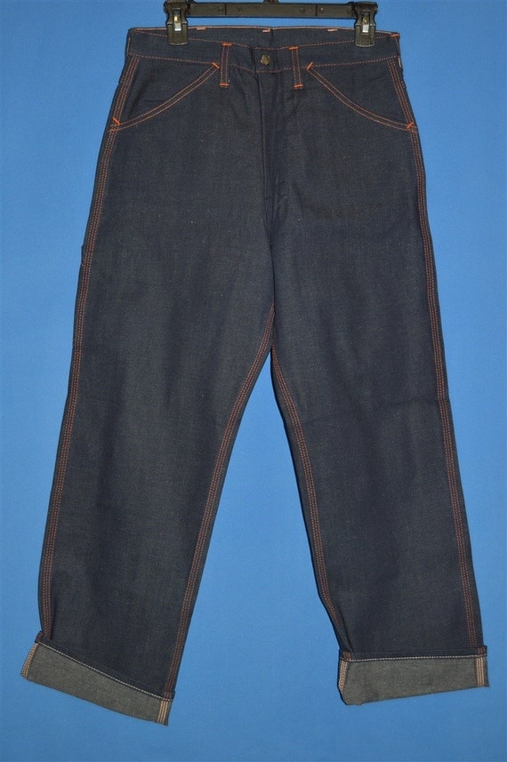 60s BVD Indigo Denim Carpenter jeans Size 30 - image 2