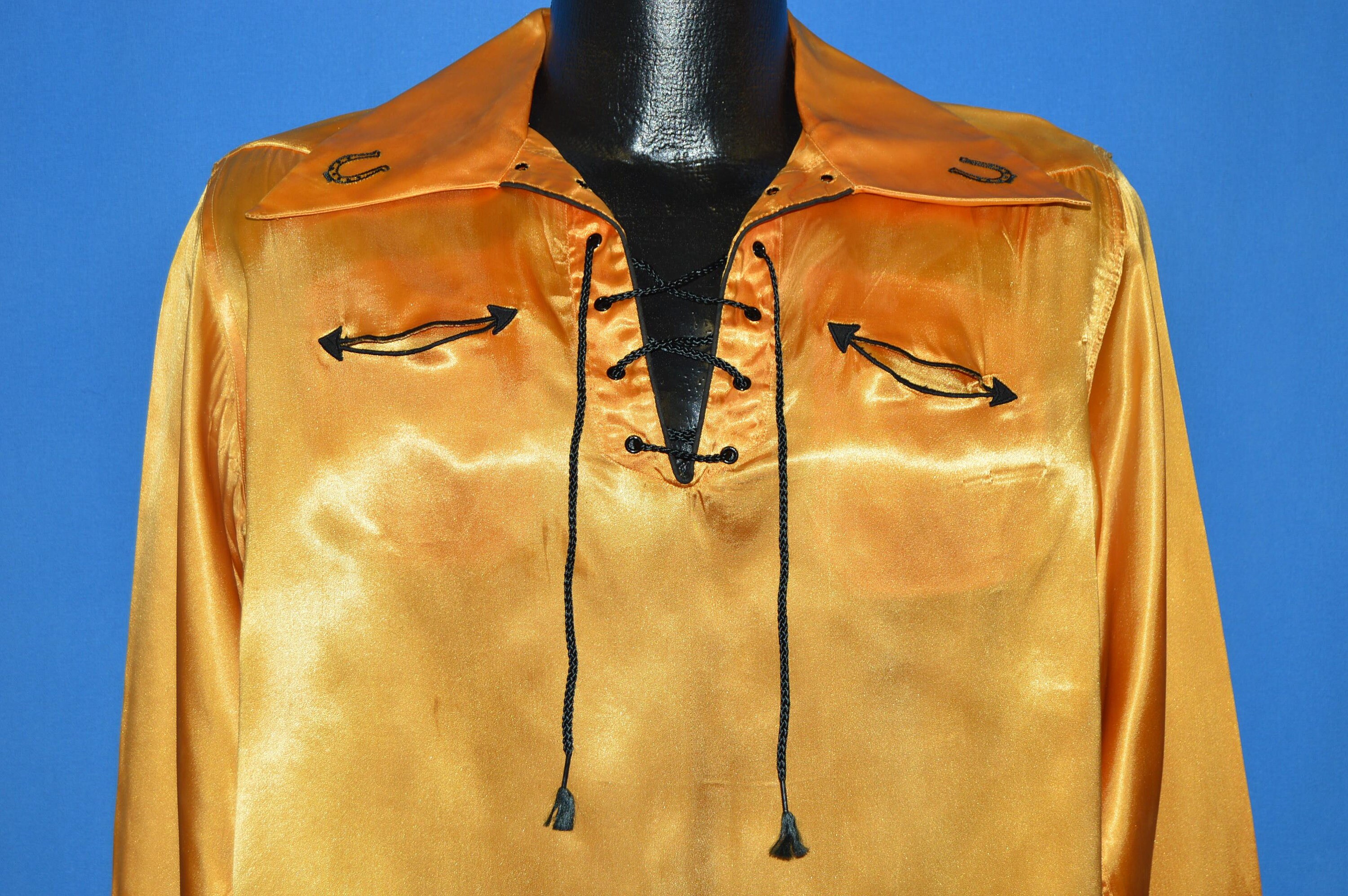 40 s chemise Jubilé par conquérant Western Cowboy Satin Medium 40 s chemise Jubilé par par Jubilé conquérant Western Cowboy Satin Medium 49df1e