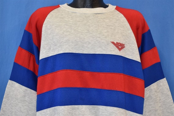 90s Pony Logo Raglan Striped NYC Streetwear Sweatshirt Extra - Etsy