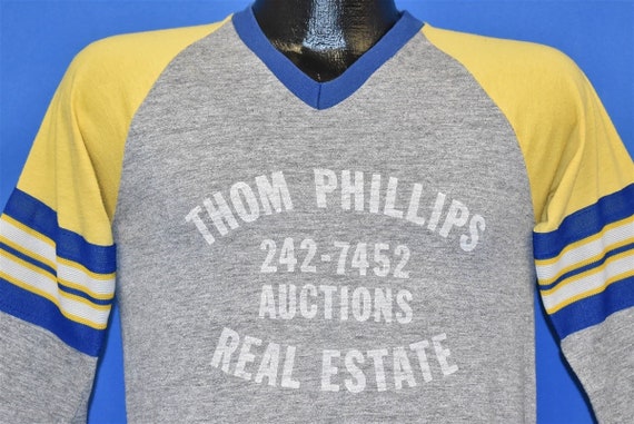 80s Thom Phillips Auctions Rayon Tri Blend T-shirt Small -  Canada