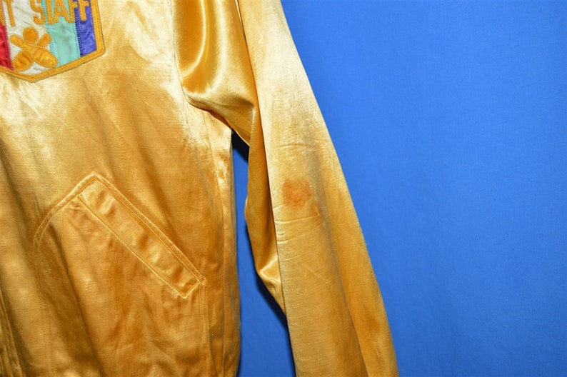 60s Joint Staff Reversible Satin Bowling Jacket Medium Etsy