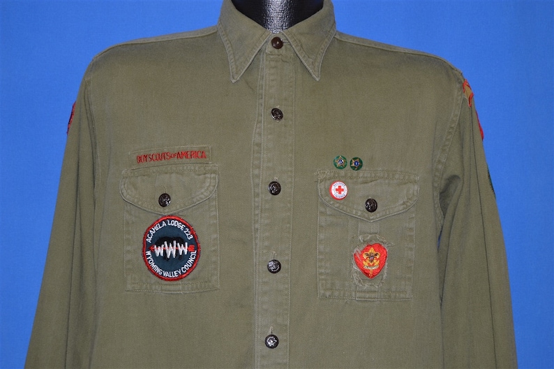 40s Boy Scouts Change Button Uniform shirt Large image 1