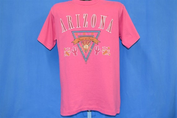 90s Arizona Cactus Desert Fun Sun Pink t-shirt Me… - image 2