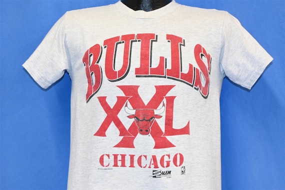 90s Chicago Bulls XXL NBA Basketball Heathered Gr… - image 1