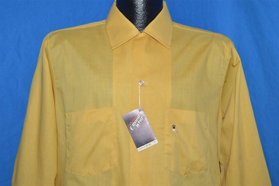 60s Arrow Yellow Loop Collar Deadstock Shirt Mediu